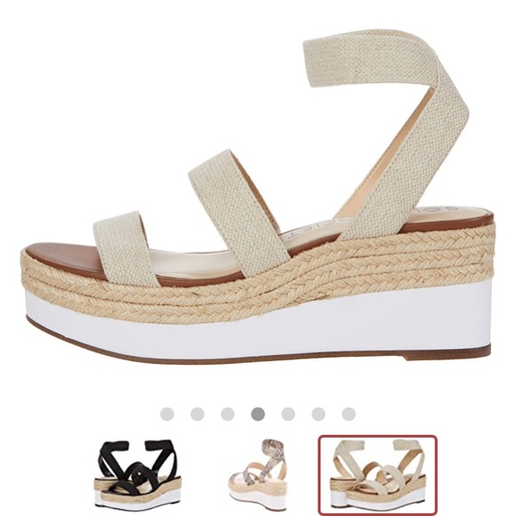 Sole Society Aven Wedge Sandal EUC! - Picture 4 of 11